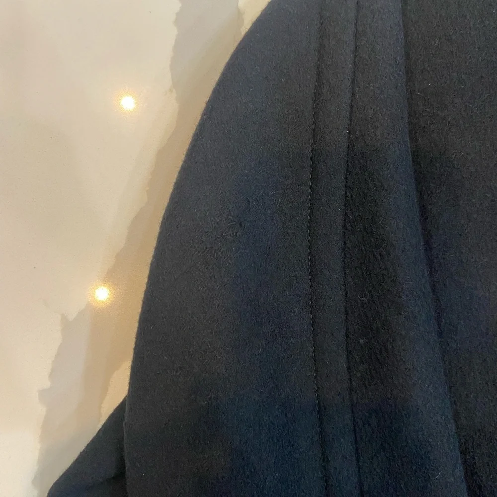 NWT JCrew Black wool blend city coat.  Size 10 sold out. - Picture 16 of 16